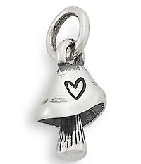 James Avery Mini Mushroom With Heart Charm