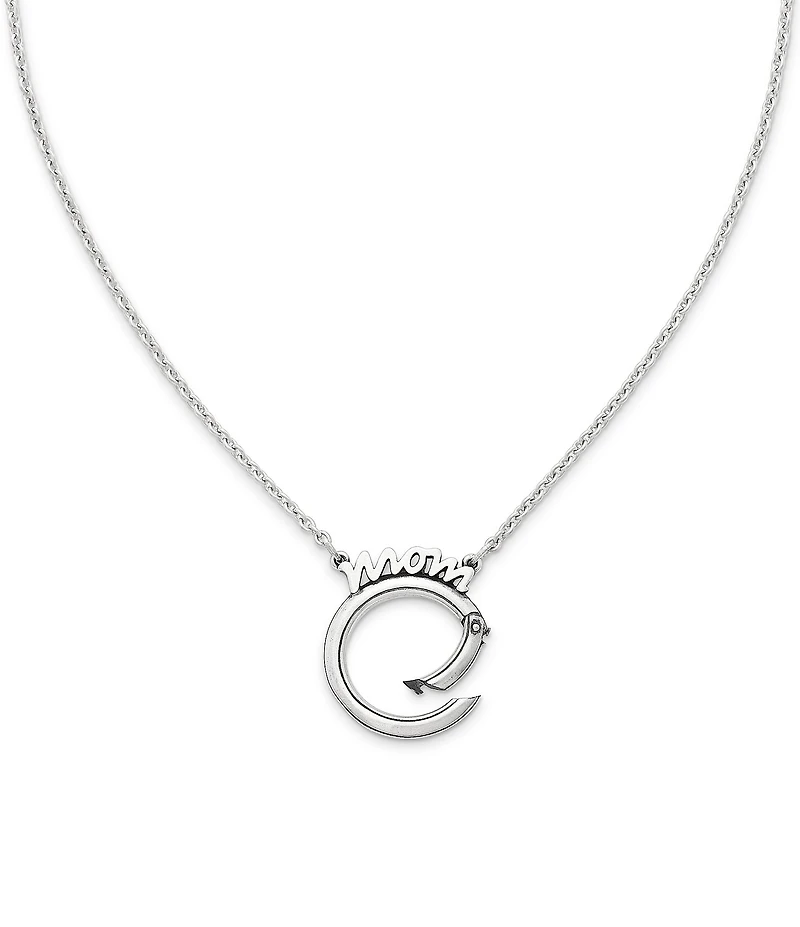 James Avery Mom Changeable Charm Holder Necklace