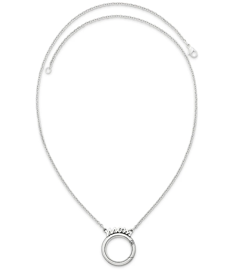 James Avery Mom Changeable Charm Holder Necklace