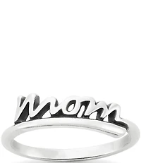 James Avery Mom Script Ring
