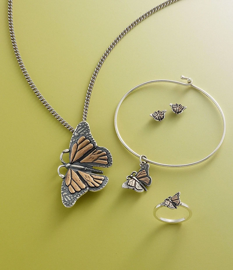 James Avery Monarch Butterfly Band Ring