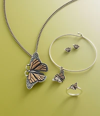 James Avery Monarch Butterfly Band Ring