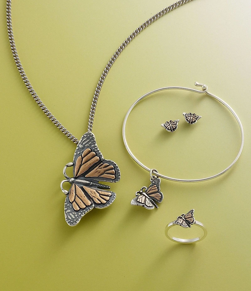 James Avery Monarch Butterfly Stud Earrings