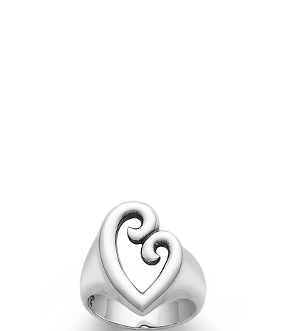 James Avery Sterling Silver Mother's Love Heart Ring