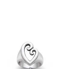 James Avery Sterling Silver Mother's Love Heart Ring