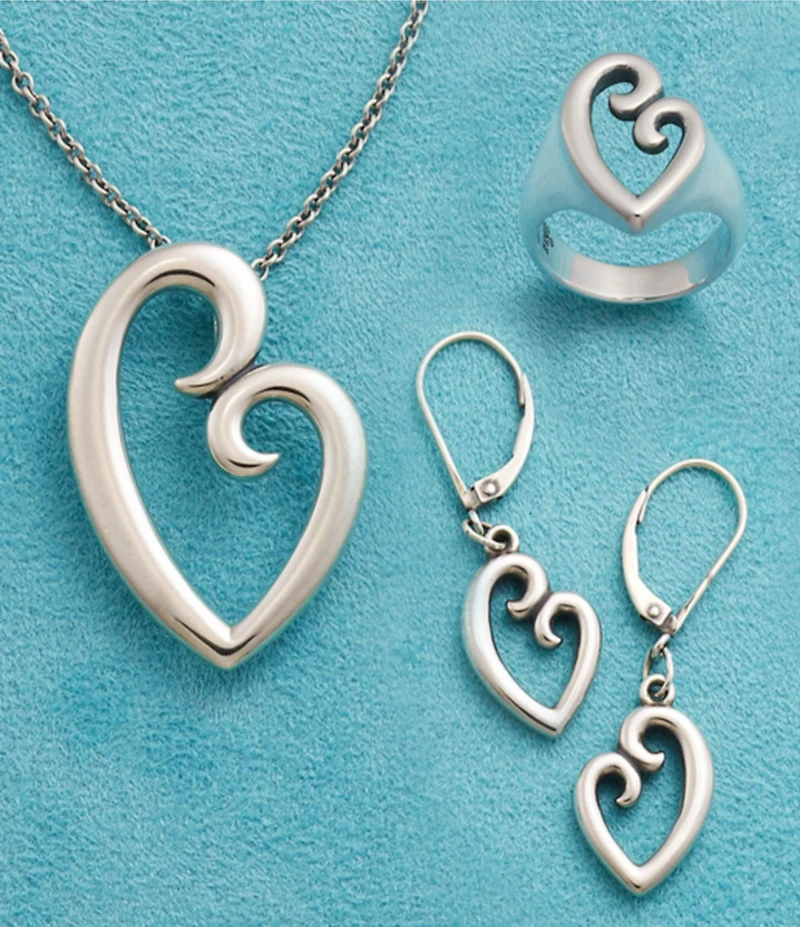 James Avery Sterling Silver Mother's Love Heart Ring