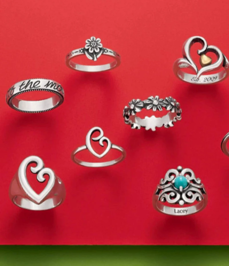 James Avery Sterling Silver Mother's Love Heart Ring