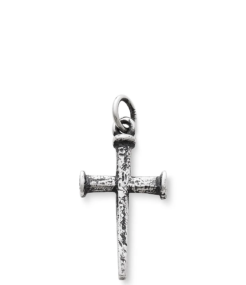 James Avery Nail Cross Sterling Silver Pendant Charm