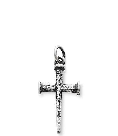 James Avery Nail Cross Sterling Silver Pendant Charm