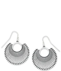 James Avery Open Fan Drop Earrings