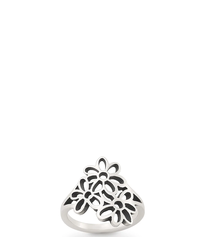 James Avery Open Floral Band Ring