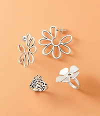 James Avery Open Floral Band Ring