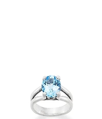 James Avery Oval Gemstone Sterling Silver Ring