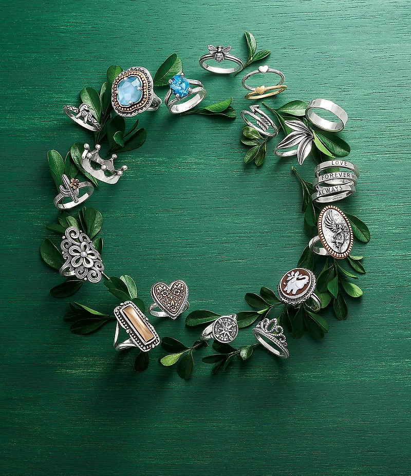 James Avery Oval Gemstone Sterling Silver Ring