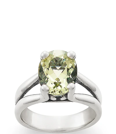 James Avery Oval Gemstone Sterling Silver Ring