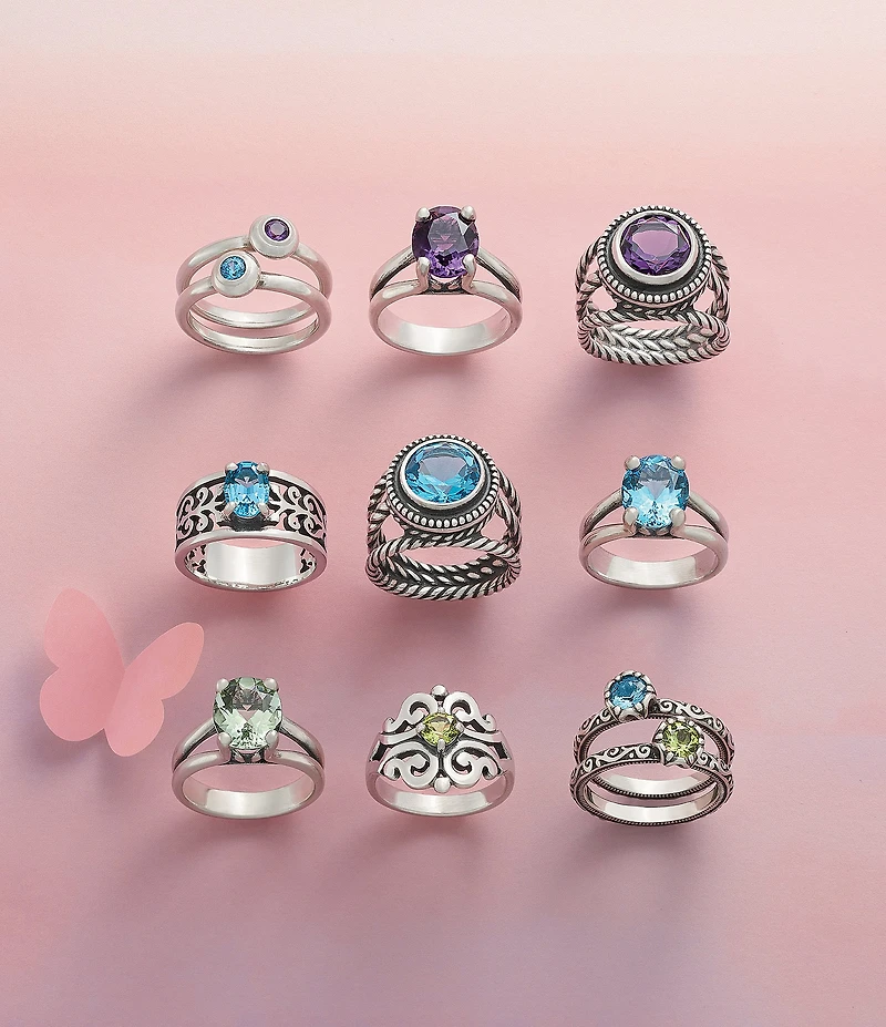 James Avery Oval Gemstone Ring