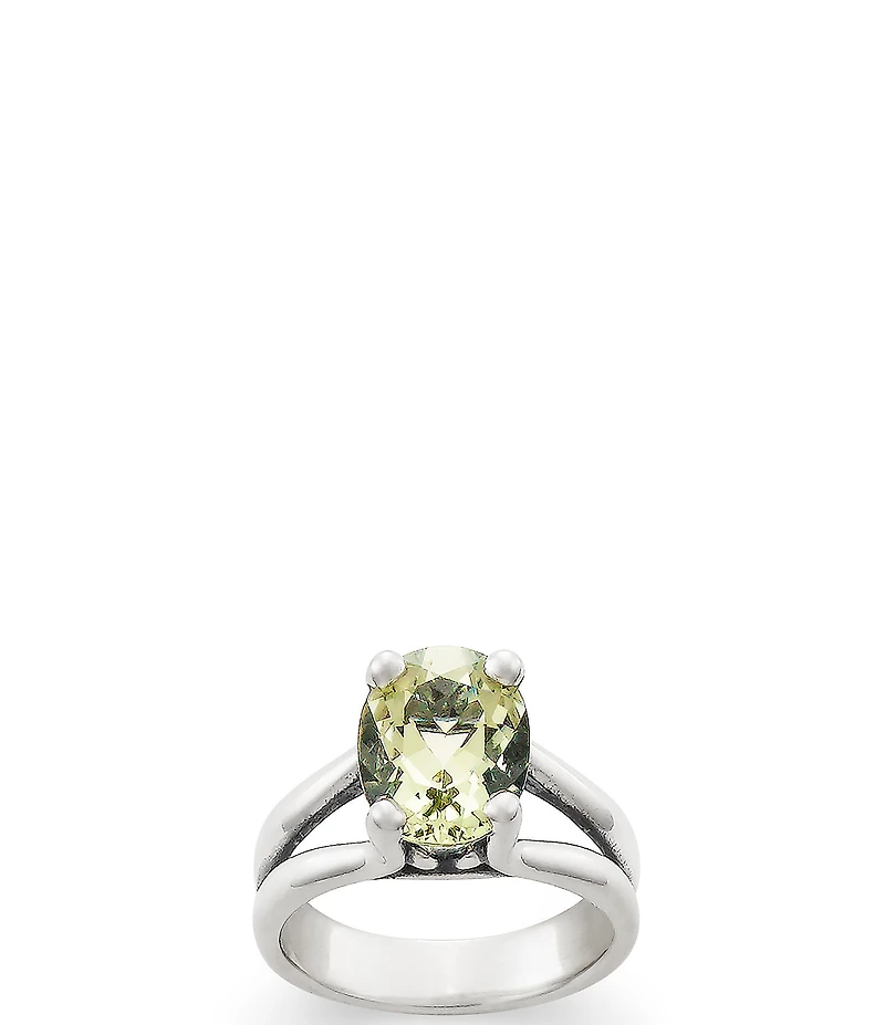 James Avery Oval Gemstone Sterling Silver Ring