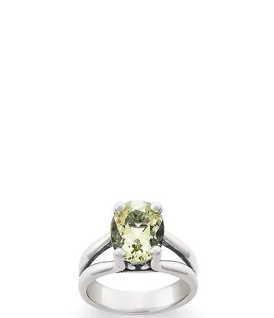 James Avery Oval Gemstone Sterling Silver Ring