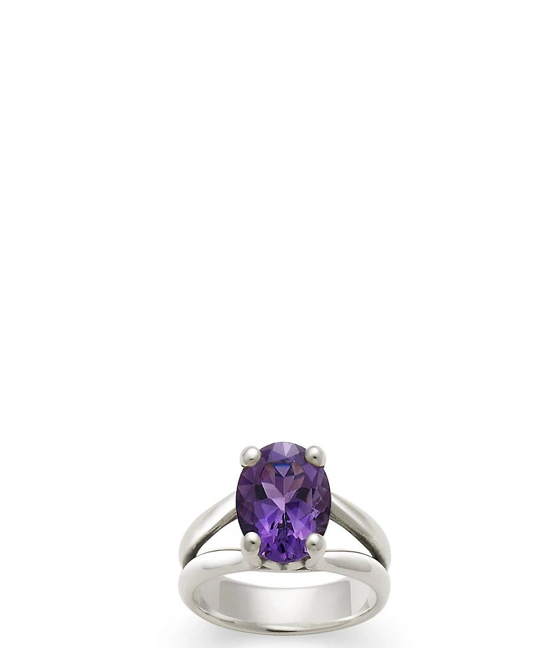 James Avery Oval Gemstone Sterling Silver Ring