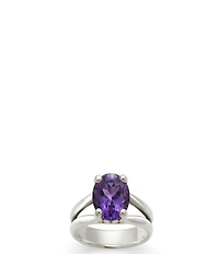 James Avery Oval Gemstone Sterling Silver Ring
