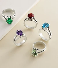 James Avery Oval Gemstone Sterling Silver Ring