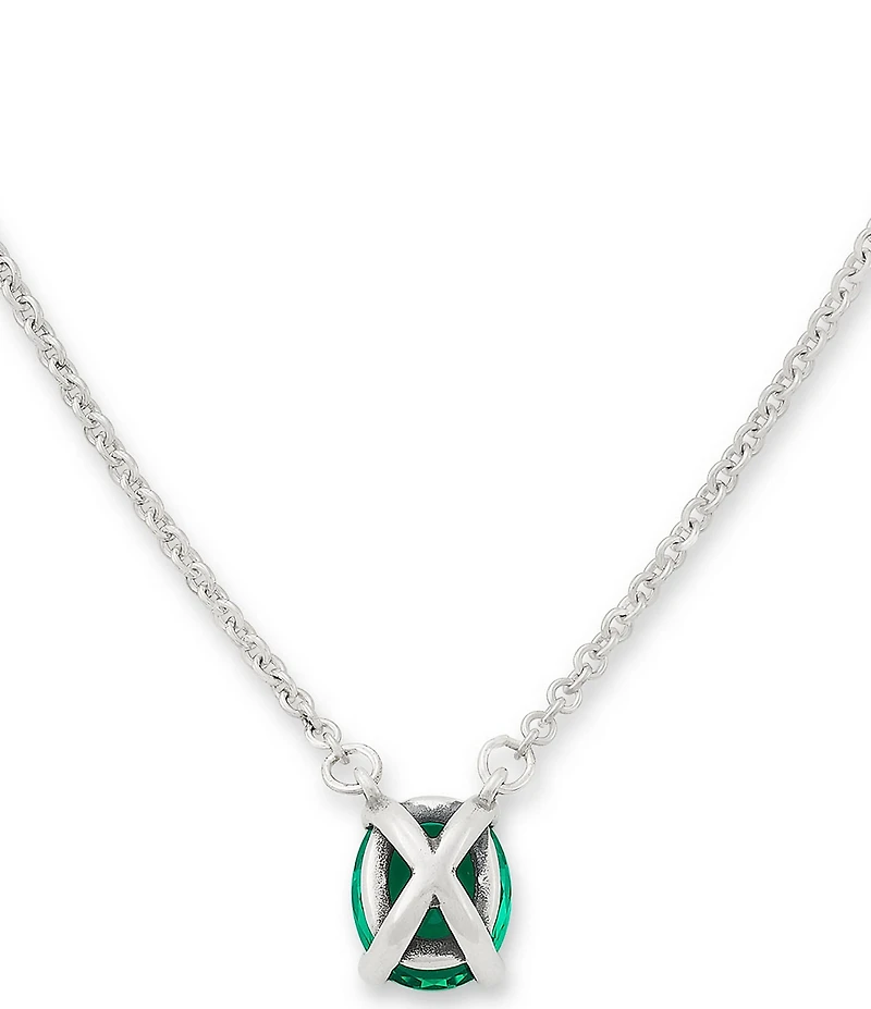 James Avery Oval Gemstone Short Pendant Necklace