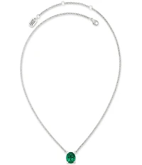 James Avery Oval Gemstone Short Pendant Necklace