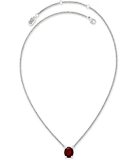 James Avery Oval Gemstone Short Pendant Necklace