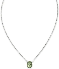James Avery Oval Gemstone Short Pendant Necklace
