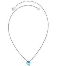 James Avery Oval Gemstone Short Pendant Necklace