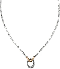 James Avery Oval Twist Changeable Charm Necklace