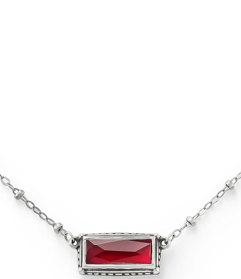 James Avery Palais Layered Gem Sterling Silver Necklace