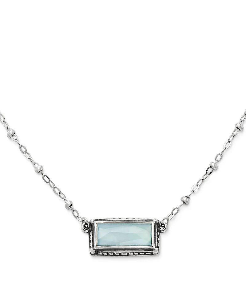 James Avery Palais Bleu Clair Triplet Necklace