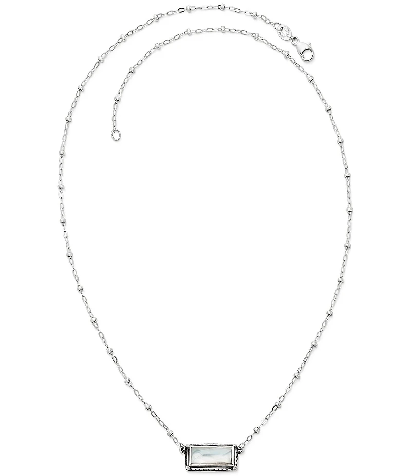 James Avery Palais Layered Gem Sterling Silver Necklace
