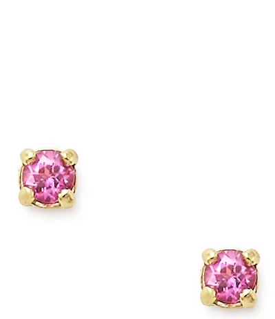 James Avery Petite Birthstone 14K Gold Ear Posts with Lab-Created Sapphires Earrings