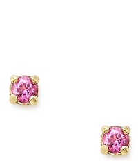 James Avery Petite Birthstone 14K Gold Ear Posts with Lab-Created Sapphires Earrings