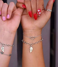 James Avery Petite Heart Link Bracelet