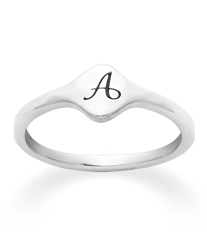 James Avery Petite Signet Initial Ring