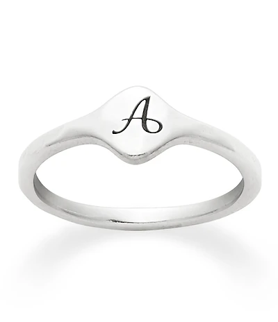 James Avery Petite Signet Initial Ring