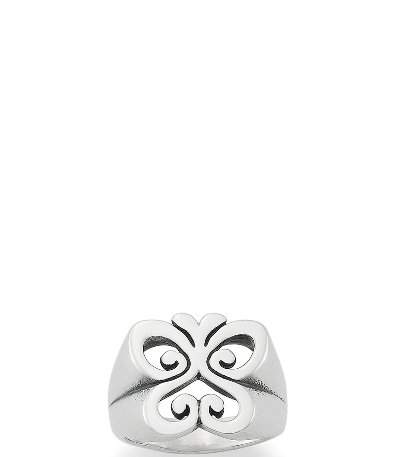 James Avery Pierced Spring Butterfly Sterling Silver Ring