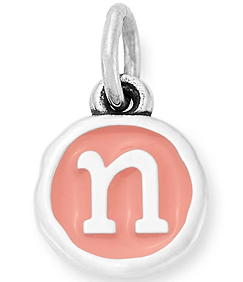 James Avery Pink Enamel Initials Charm