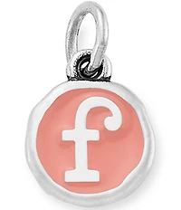 James Avery Pink Enamel Initials Charm