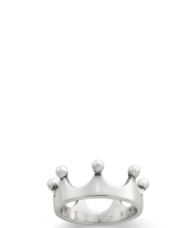 James Avery Sterling Silver Princess Crown Novelty Ring