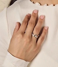 James Avery Sterling Silver Princess Crown Novelty Ring