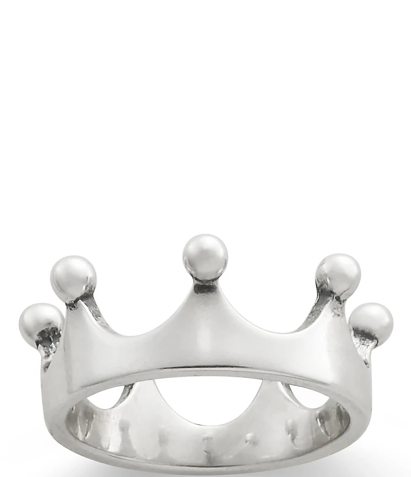 James Avery Sterling Silver Princess Crown Novelty Ring