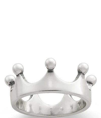 James Avery Sterling Silver Princess Crown Novelty Ring