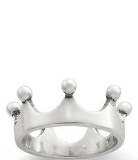James Avery Sterling Silver Princess Crown Novelty Ring