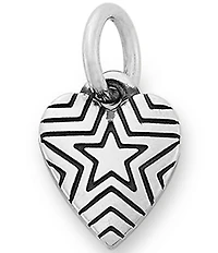 James Avery Radiant Star Mini Heart Charm