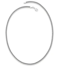 James Avery Rectangle Foxtail Chain Necklace