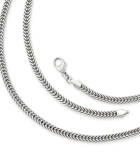 James Avery Rectangle Foxtail Chain Necklace